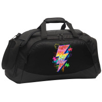 Lightning Bolt Autism Active Duffel | Artistshot