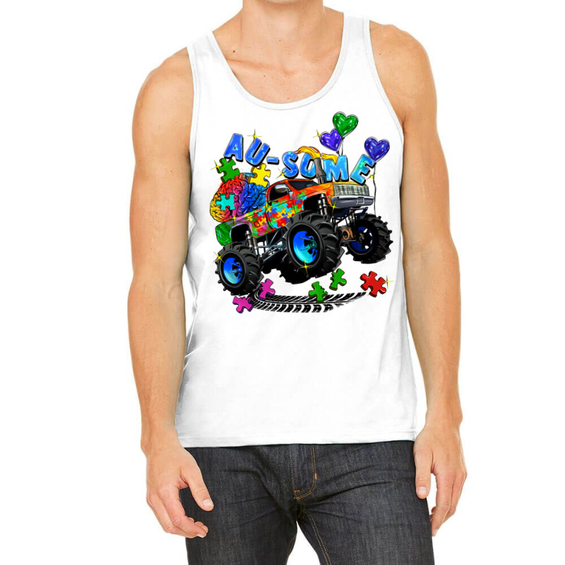 Monster Truck Au Some Tank Top | Artistshot