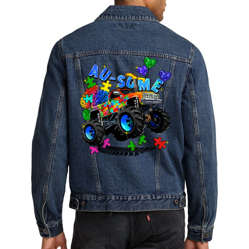 Monster Truck Au Some Men Denim Jacket | Artistshot