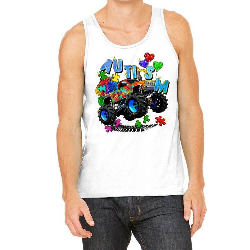 Monster Truck Autism Tank Top | Artistshot