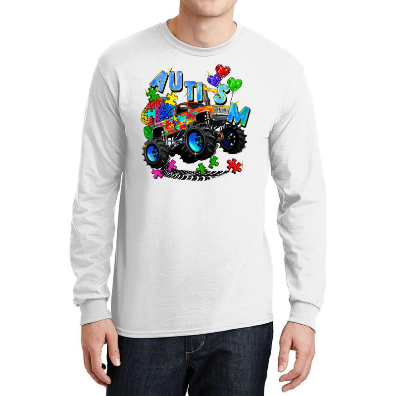 Monster Truck Autism Long Sleeve Shirts | Artistshot