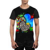 Autism Hearts Graphic T-shirt | Artistshot