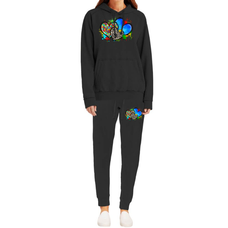 Autism Hearts Hoodie & Jogger Set | Artistshot