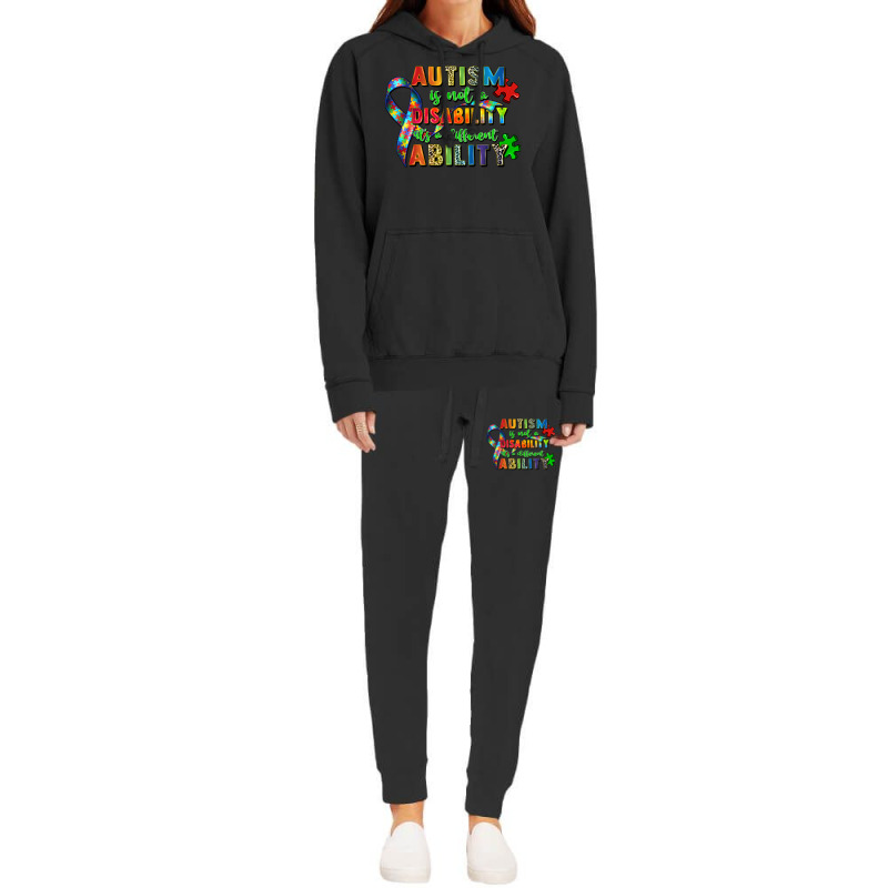 Autism Is Not A Disability Its A Different Ability Hoodie & Jogger Set | Artistshot