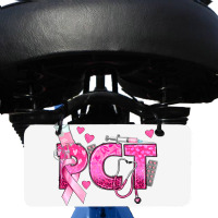 Breast Cancer Pct Patient Care Technician Bicycle License Plate | Artistshot