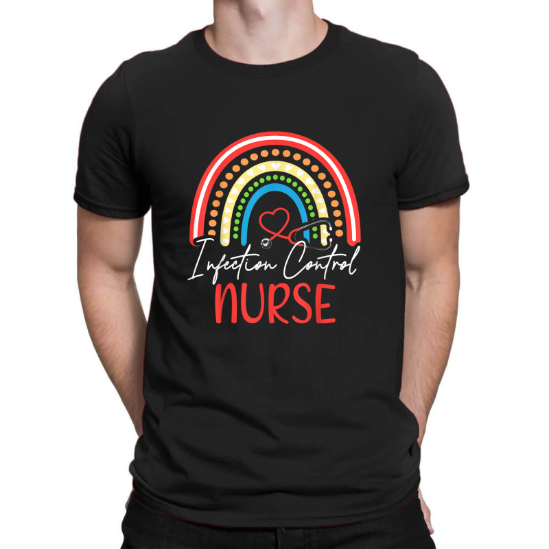 Nurse Infection Control Rainbow Style T-shirt | Artistshot