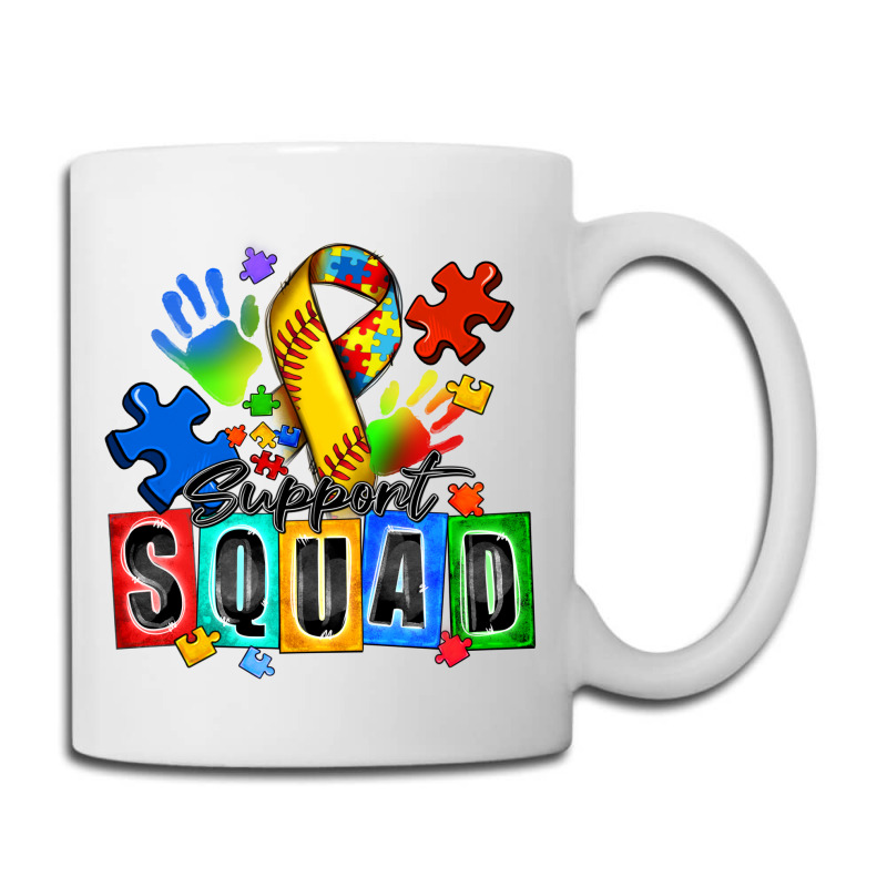 Softball Support Squad Autism Coffee Mug | Artistshot