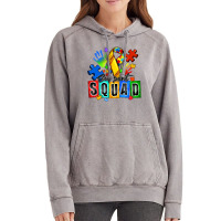 Softball Support Squad Autism Vintage Hoodie | Artistshot