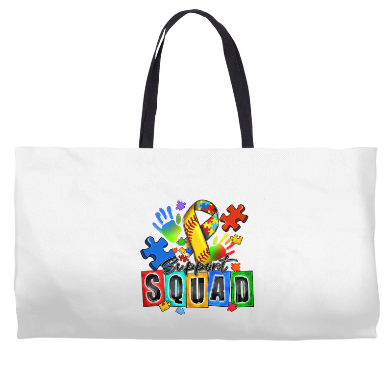 Softball Support Squad Autism Weekender Totes | Artistshot