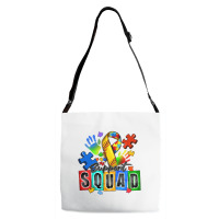 Softball Support Squad Autism Adjustable Strap Totes | Artistshot