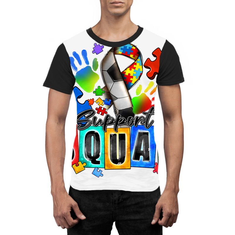 Soccer Support Squad Autism Graphic T-shirt | Artistshot