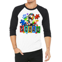 Soccer Support Squad Autism 3/4 Sleeve Shirt | Artistshot