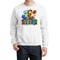 Basketball Support Squad Autism Crewneck Sweatshirt | Artistshot