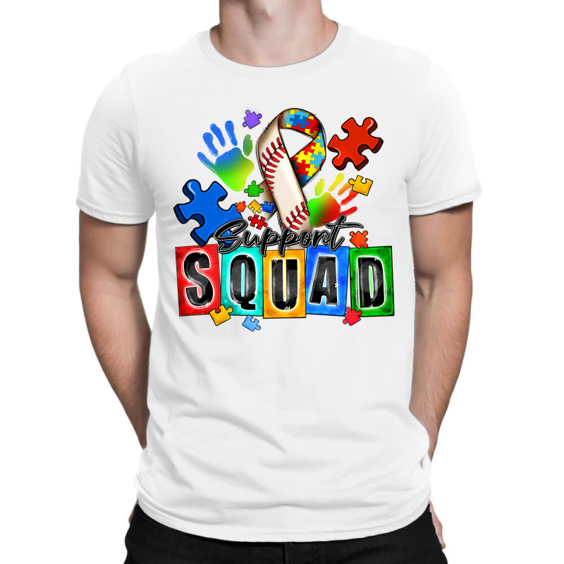 Baseball Support Squad Autism T-shirt | Artistshot