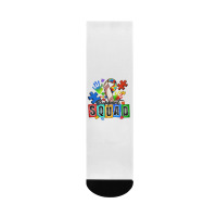 Baseball Support Squad Autism Crew Socks | Artistshot