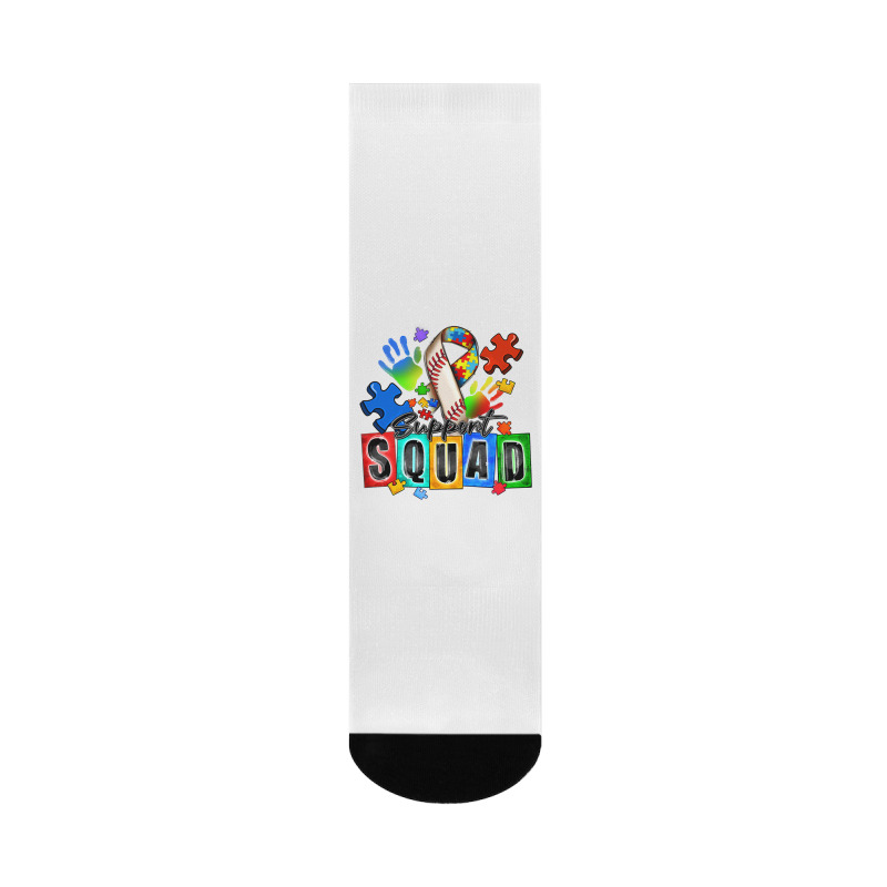 Baseball Support Squad Autism Crew Socks | Artistshot