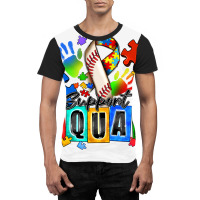 Baseball Support Squad Autism Graphic T-shirt | Artistshot