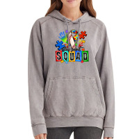 Baseball Support Squad Autism Vintage Hoodie | Artistshot