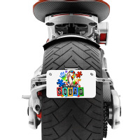 Baseball Support Squad Autism Motorcycle License Plate | Artistshot