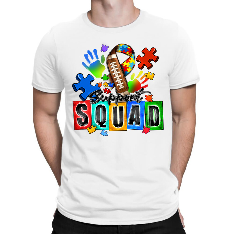 American Football Support Squad Autism T-shirt | Artistshot