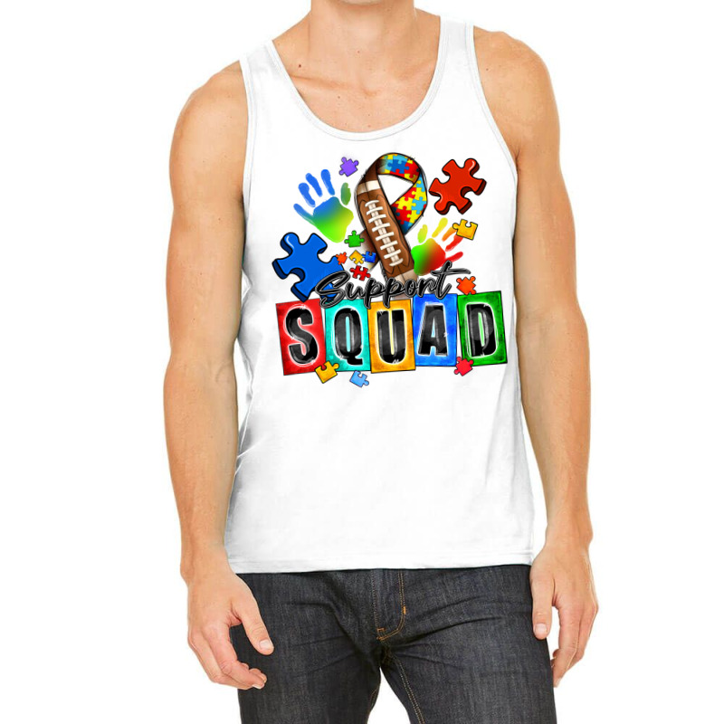 American Football Support Squad Autism Tank Top | Artistshot