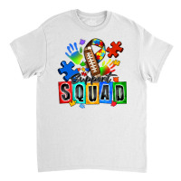 American Football Support Squad Autism Classic T-shirt | Artistshot