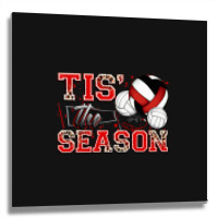 Tis' The Season Volleyball Metal Print Square | Artistshot