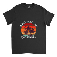 Vintage Palm Tree Family Vacation 2022 Lost Paradise Beach Premium Classic T-shirt | Artistshot