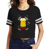 Oktoberfest Prost Men   Women Germany Beer Lovers Scorecard Crop Tee | Artistshot