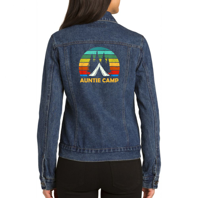 Auntie Camp Ladies Denim Jacket by hoainv | Artistshot