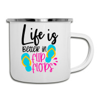 Life Is Better In Flip Flops Camper Cup | Artistshot