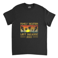 Vintage Sunset Family Vacation 2022 Lost Paradise Beach Raglan Basebal Classic T-shirt | Artistshot