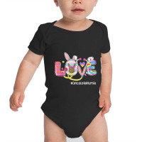 Oncology Nurse Funny Love Nursing Easter Stethoscope Bunny Baby Bodysuit | Artistshot