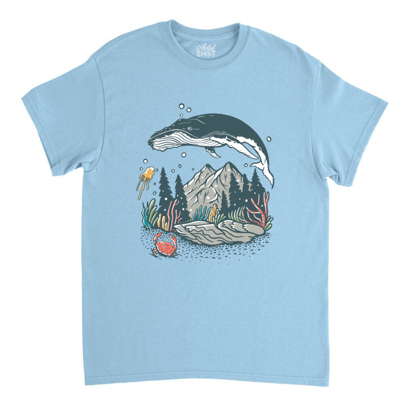 Save The Ocean Classic T-shirt by Mangustudio | Artistshot