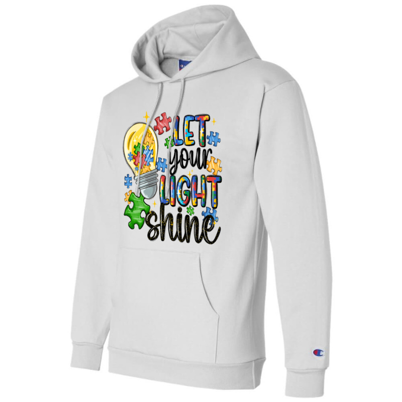 Let Your Light Shine Champion Hoodie by MaliasSmallBusiness | Artistshot