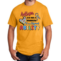 Autism It's Not A Disability It's A Different Abil Basic T-shirt | Artistshot