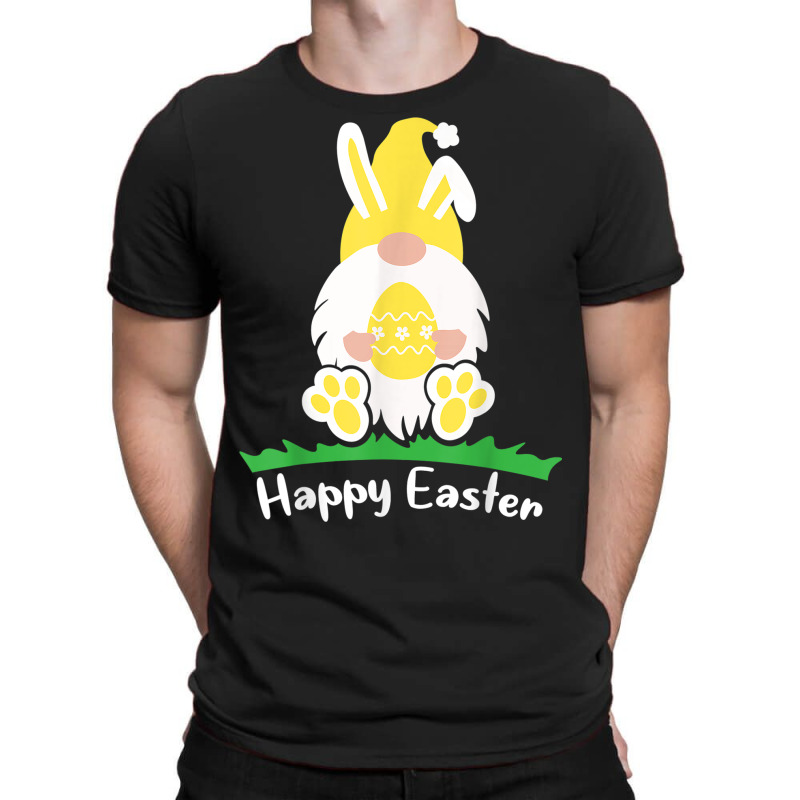 Yellow Easter Bunny Gnome T-shirt | Artistshot