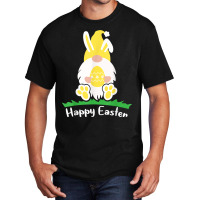 Yellow Easter Bunny Gnome Basic T-shirt | Artistshot