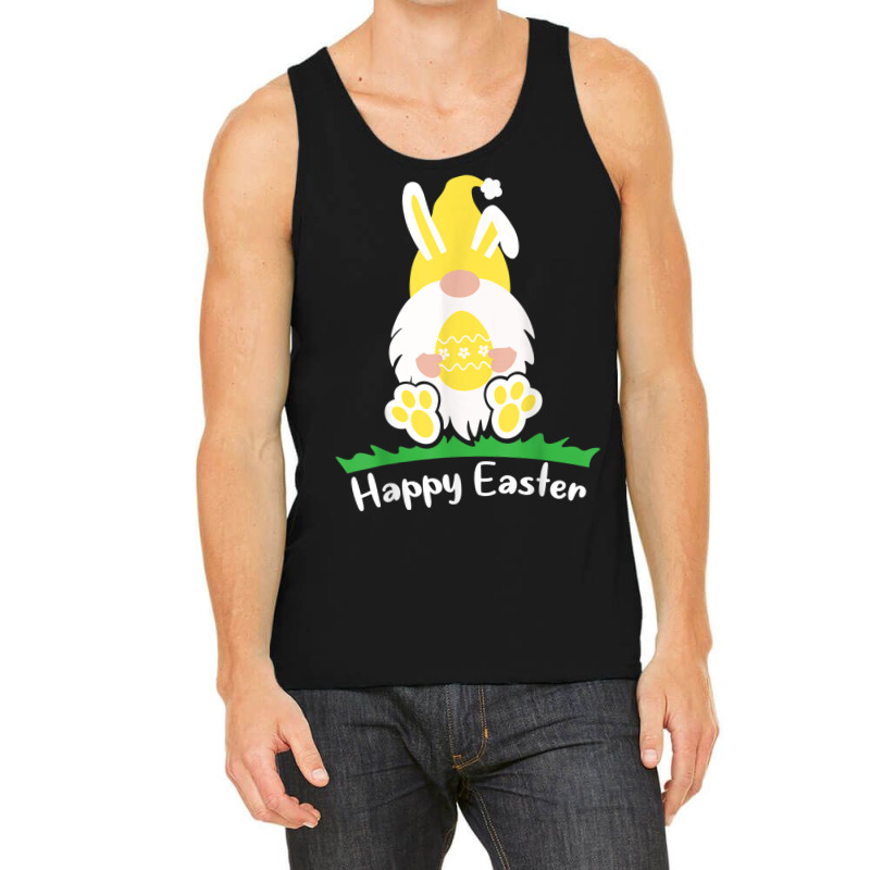 Yellow Easter Bunny Gnome Tank Top | Artistshot