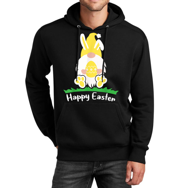 Yellow Easter Bunny Gnome Unisex Hoodie | Artistshot