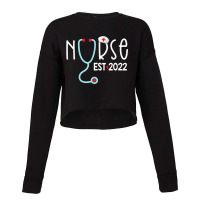 Registered Nurse Est 2022 Rn Nursing School Graduation Premium Cropped Sweater | Artistshot