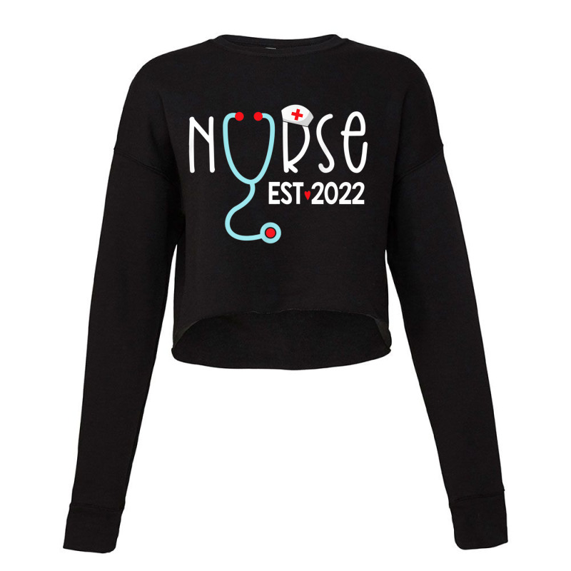 Registered Nurse Est 2022 Rn Nursing School Graduation Premium Cropped Sweater | Artistshot