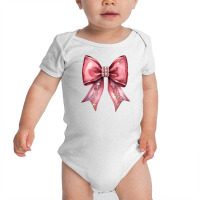 Pretty Pink Bow Baby Bodysuit | Artistshot