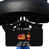 I'm A Camping And Coffee Kind Of Girl Bicycle License Plate | Artistshot