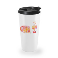 I'm A Camping And Coffee Kind Of Girl Travel Mug | Artistshot