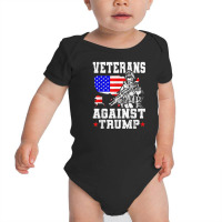 Veterans Against Trump Baby Bodysuit | Artistshot