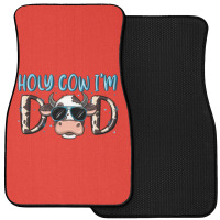 Holy Cow I'm Dad Front Car Mat | Artistshot