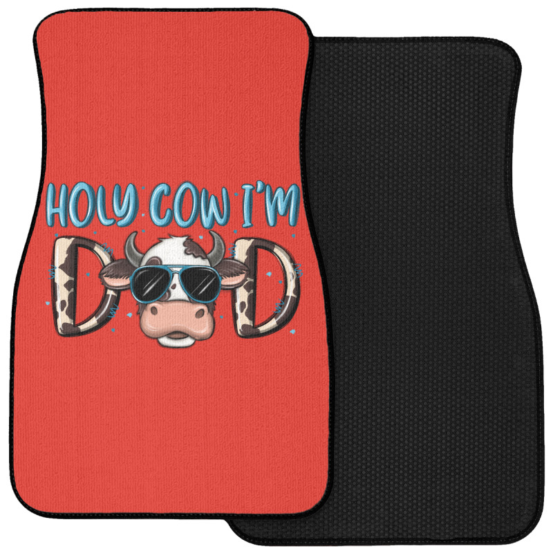 Holy Cow I'm Dad Front Car Mat | Artistshot