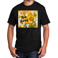 Bee Happy Basic T-shirt | Artistshot