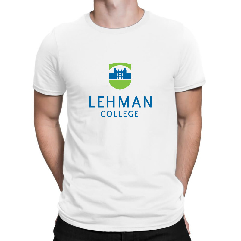 Small Lehmanlogo Bluegreen Verticalcopy T-Shirt by Suksesan | Artistshot